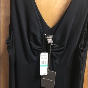 Long Black lightweight knit Tommy Bahama dress.
